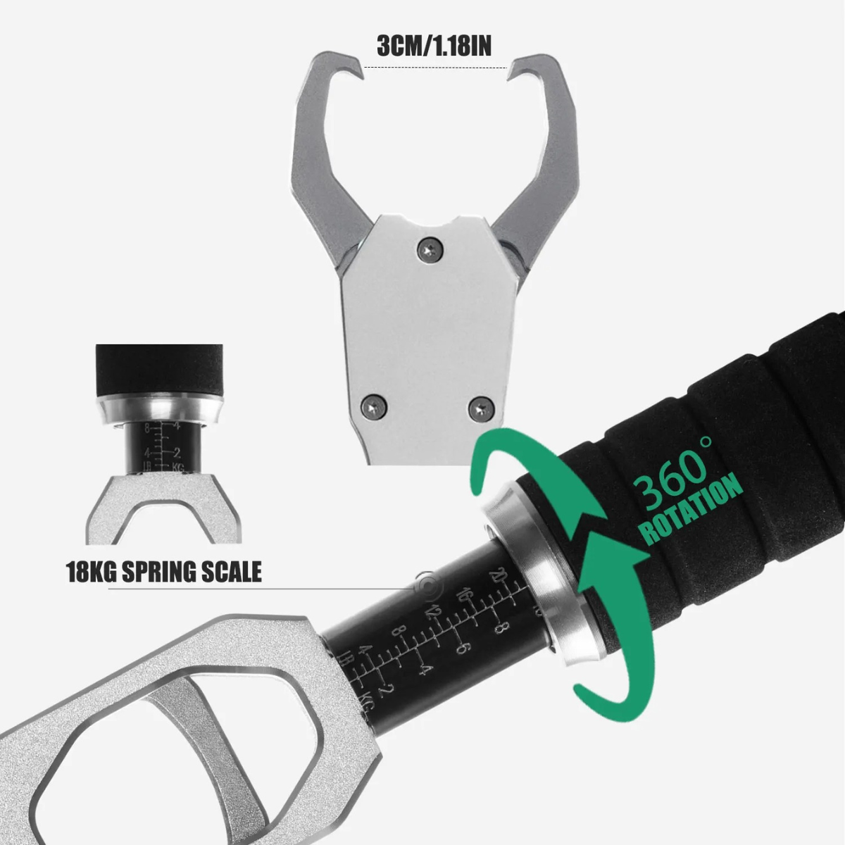 FISH GRIPPER SCALE